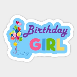 Birthday Girl Sticker